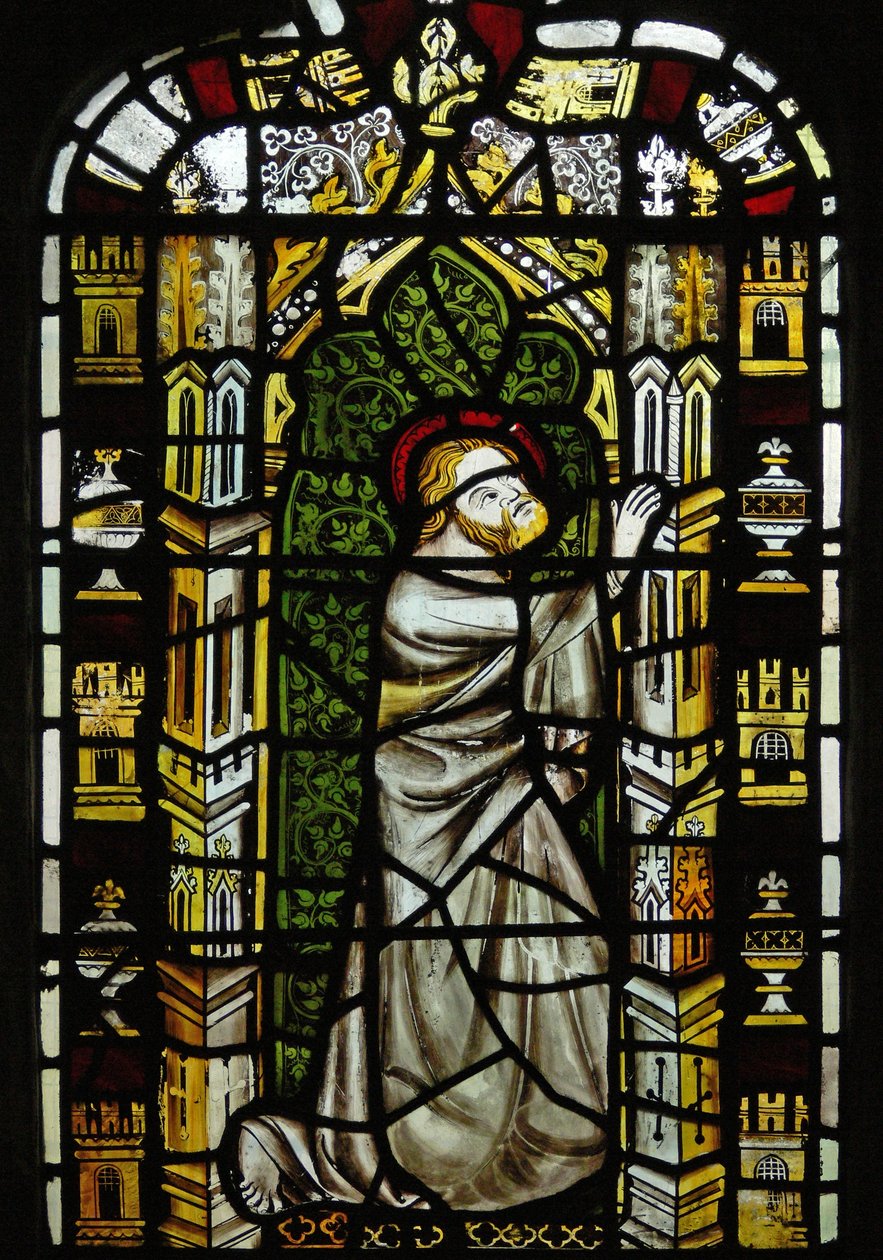 Ventana n2 que representa a Santo Tomás de English School
