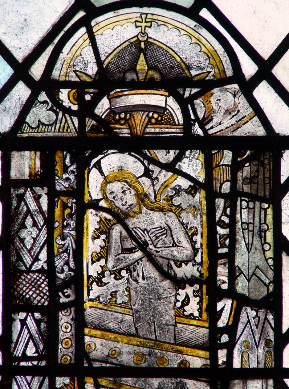 Ventana w1 representando la Resurrección de English School