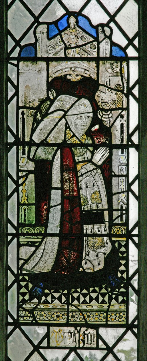 Ventana w5 que representa a Elizabeth Fray Waldegrave de English School