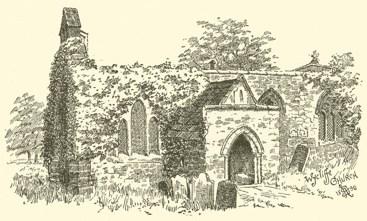 Iglesia de Wycliffe (grabado) de English School