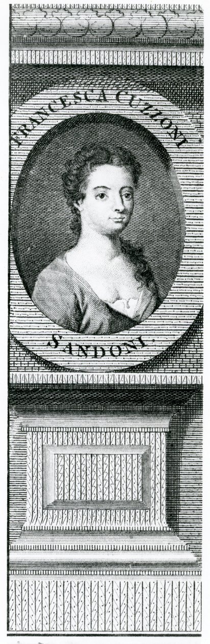 Francesca Cuzzoni (1696-1778) de Enoch Seeman