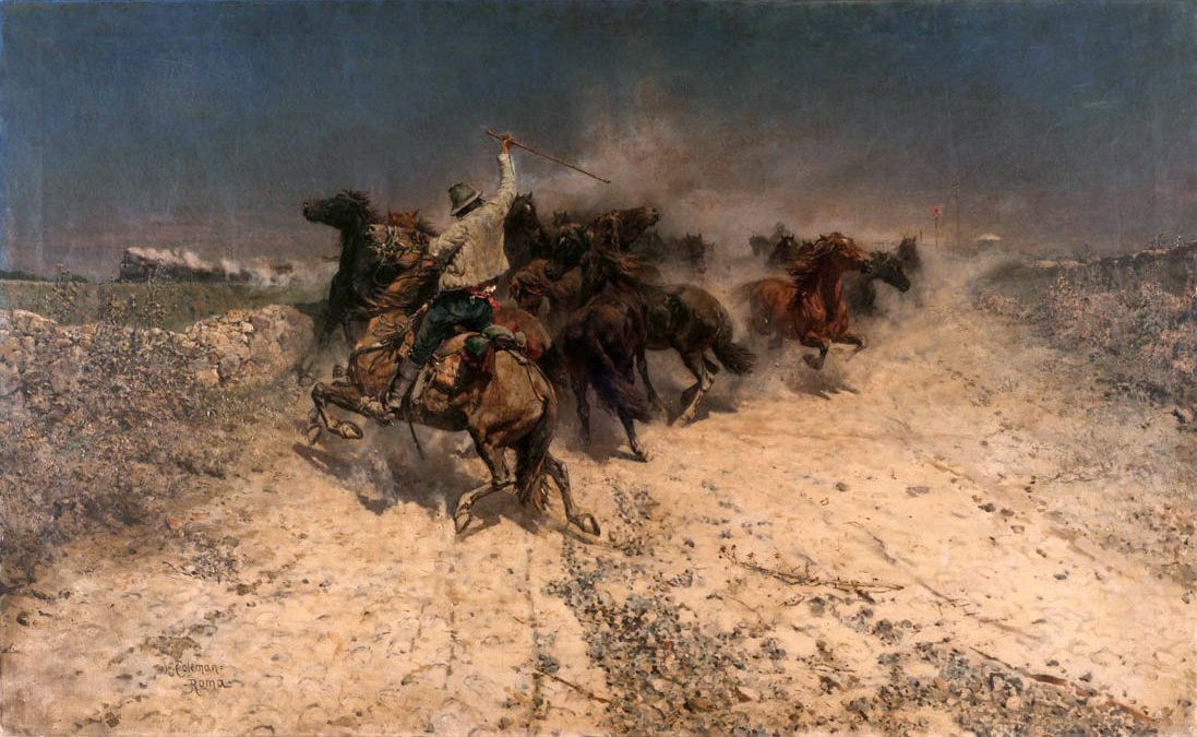 Caballos en Pánico de Enrico Coleman