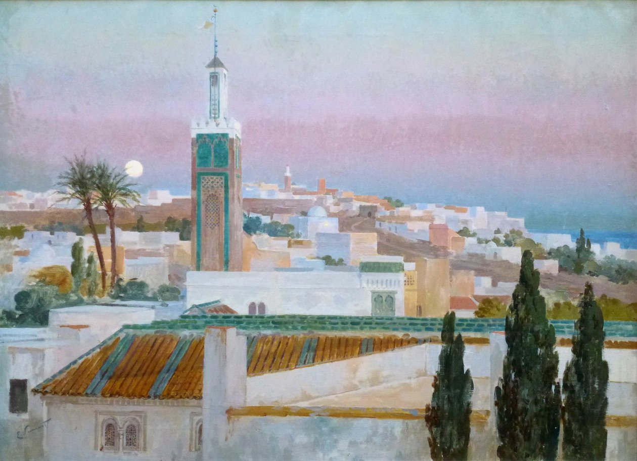 Atardecer en Tánger de Enrique Simonet