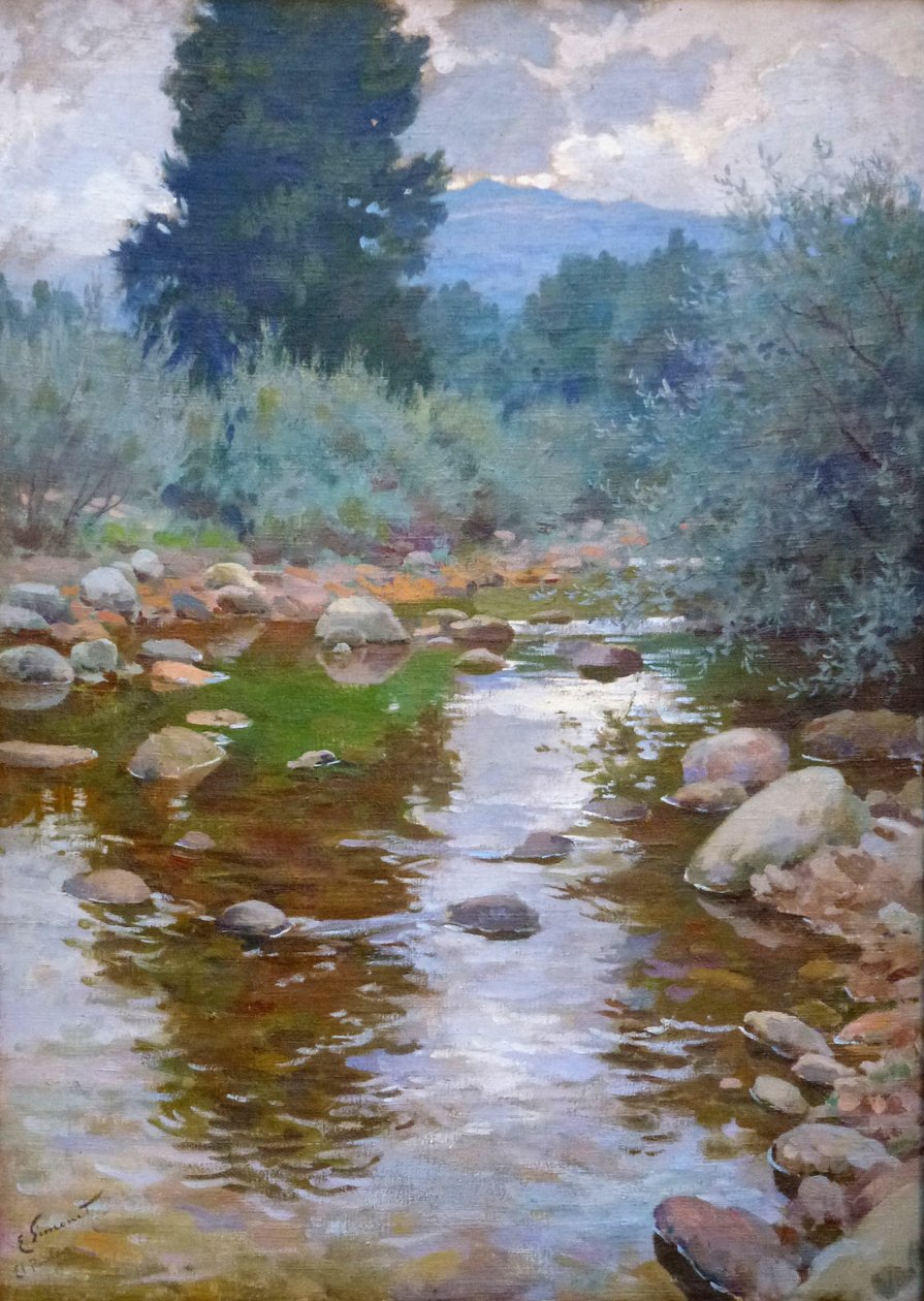 Paisaje de El Paular de Enrique Simonet