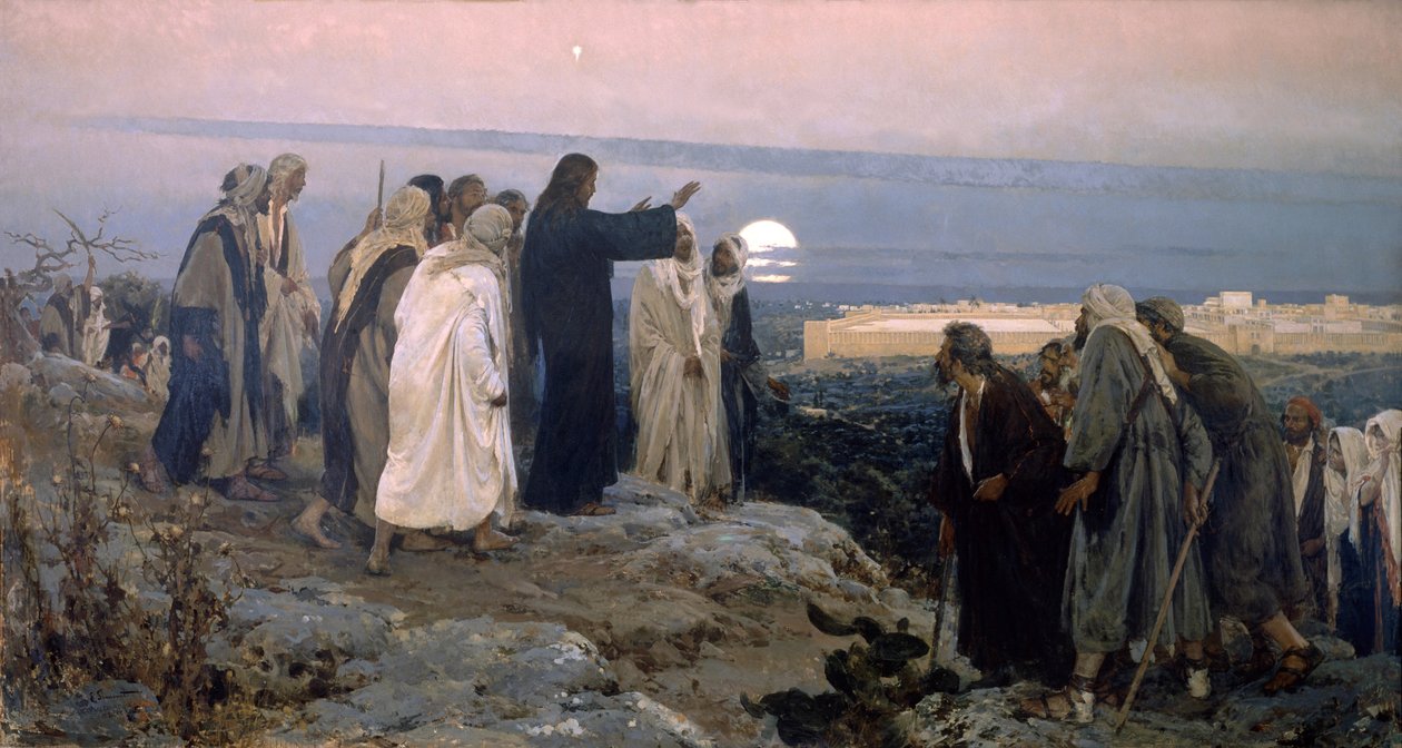 Flevit super illam (Lloró sobre ella) de Enrique Simonet