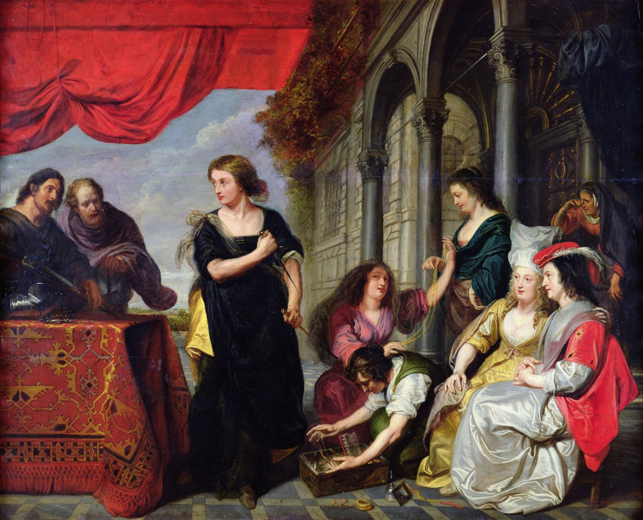 Ulises entre los Licomedes de Erasmus Quellinus II