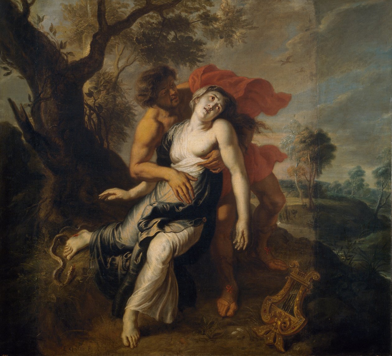 La muerte de Eurídice de Erasmus Quellinus