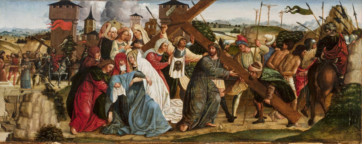 Cristo llevando la cruz, c.1500 de Ercole de Roberti