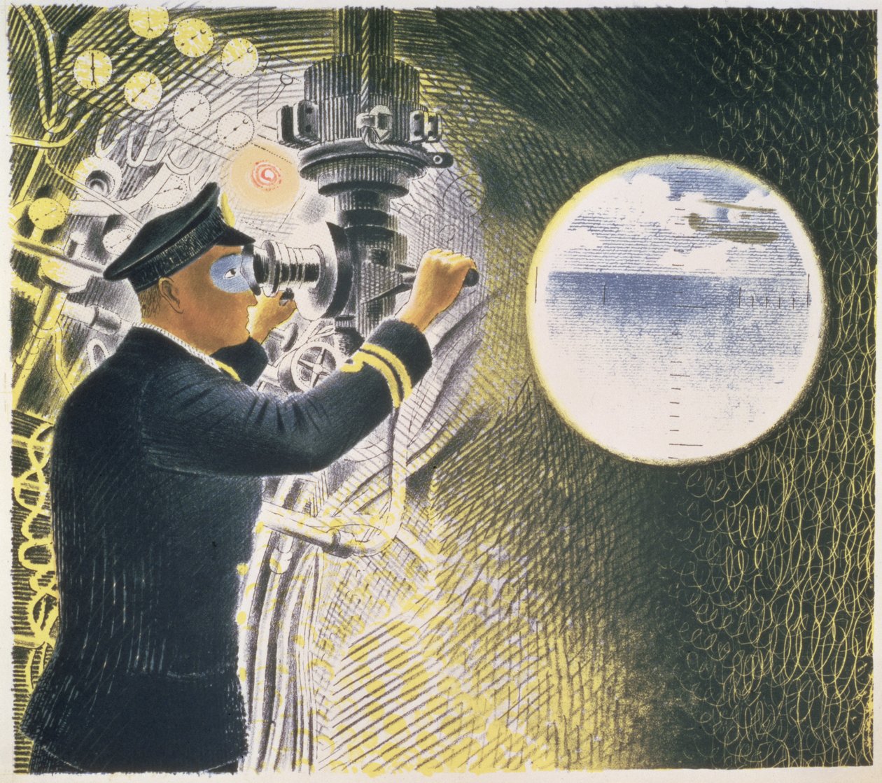 Submarino de Eric Ravilious