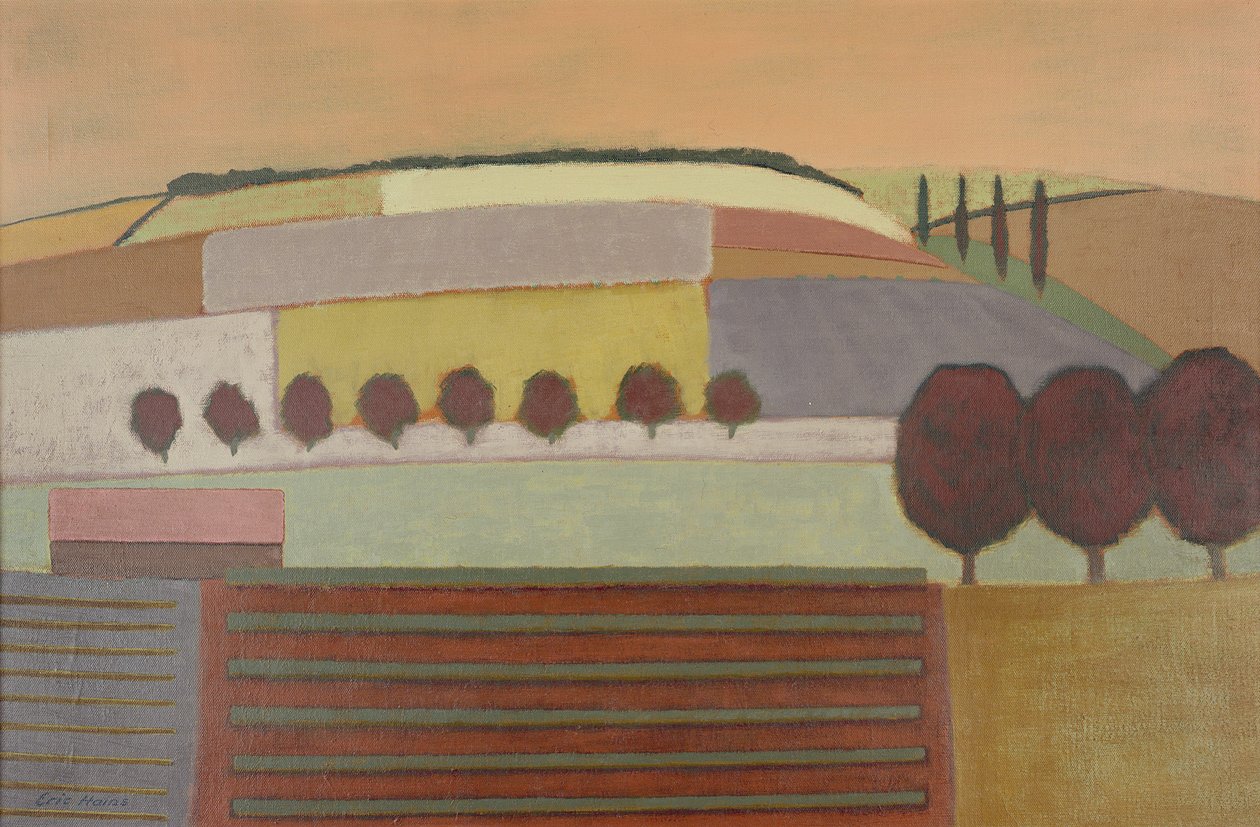 Paisaje de Roussillon de Eric Contemporary Artist Hains