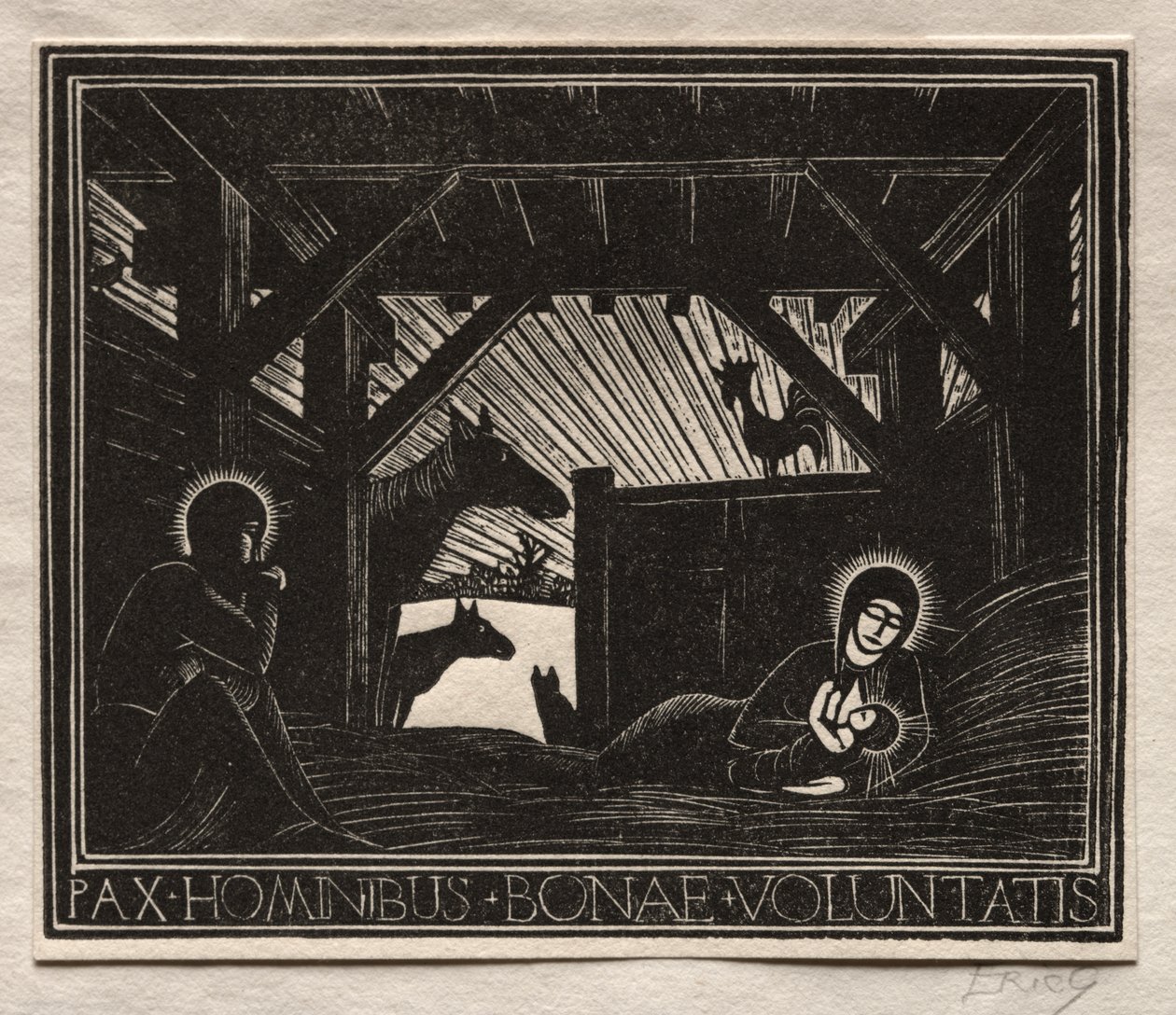 Regalos de Navidad: Amanecer de Eric Gill