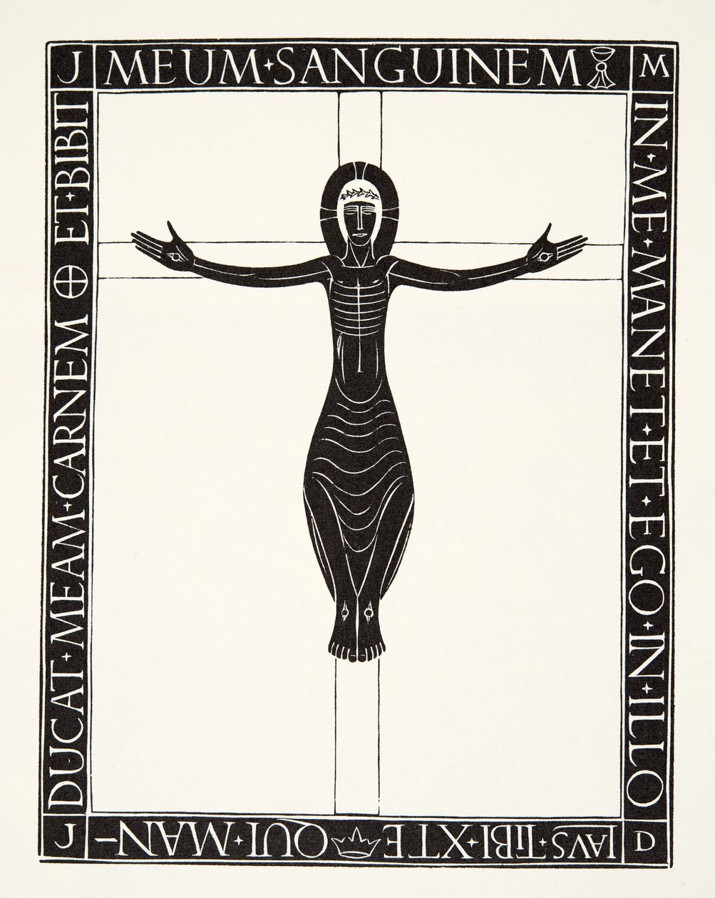 Crucifijo de Eric Gill