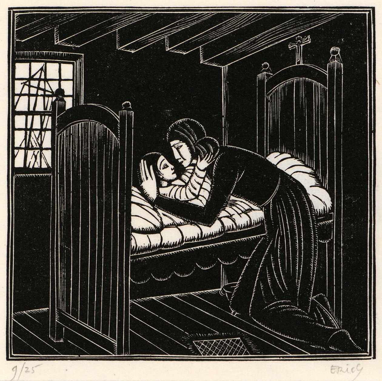 Madre e hijo de Eric Gill