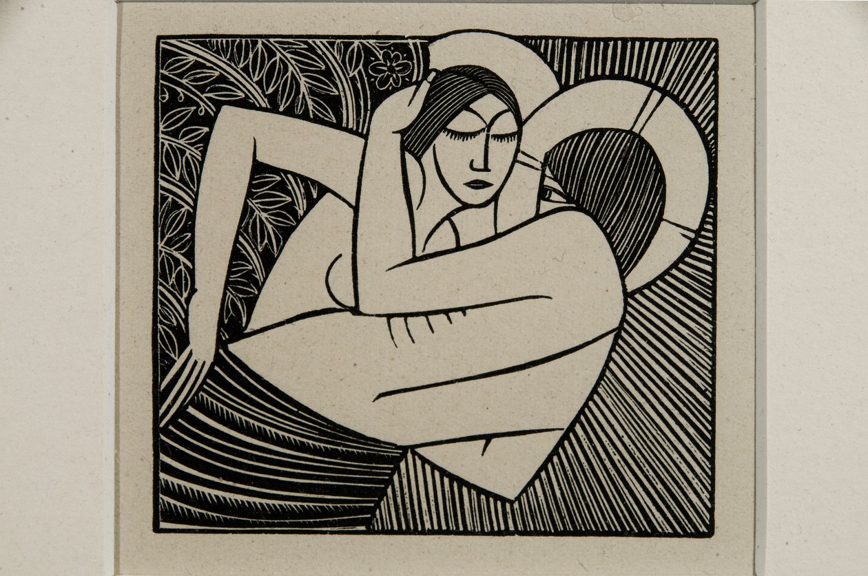 Quédate conmigo con las manzanas de Eric Gill