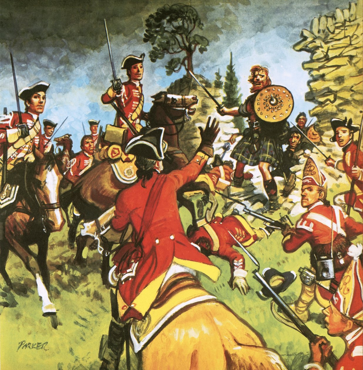 Batalla de Culloden de Eric Parker