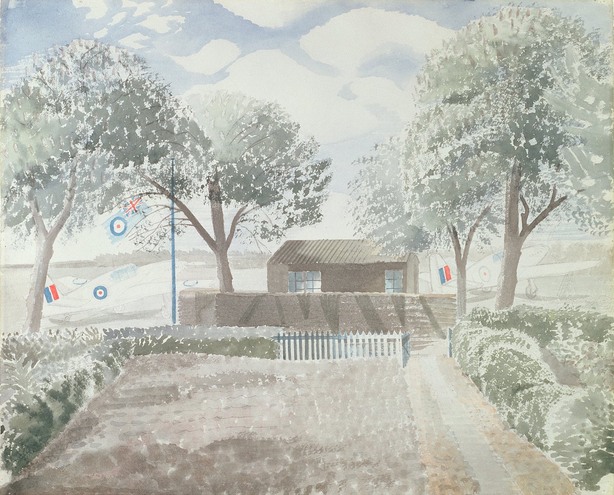 Aeródromo, c.1942 de Eric Ravilious