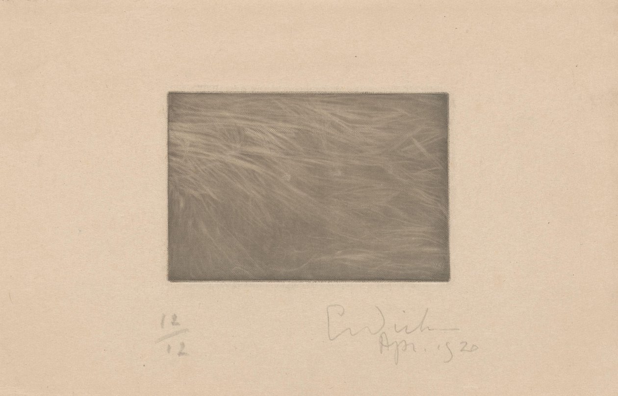 Composición abstracta de Erich Wichmann (signed by artist)