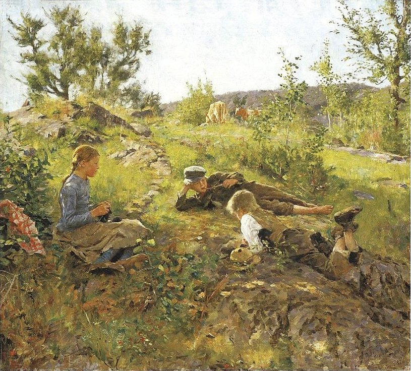 Pastores en Taty de Erik Theodor Werenskiold