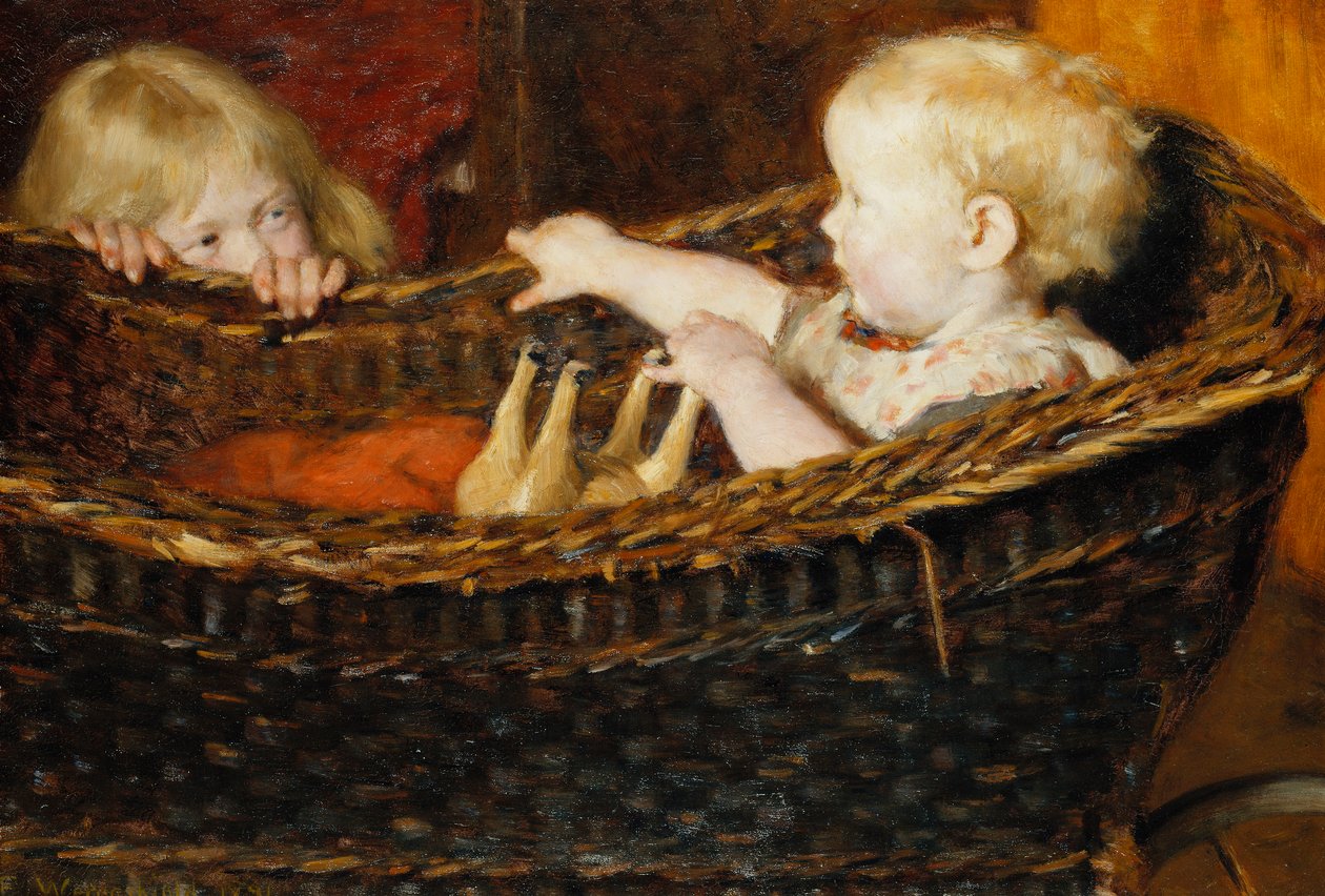Niños Jugando de Erik Theodor Werenskiold