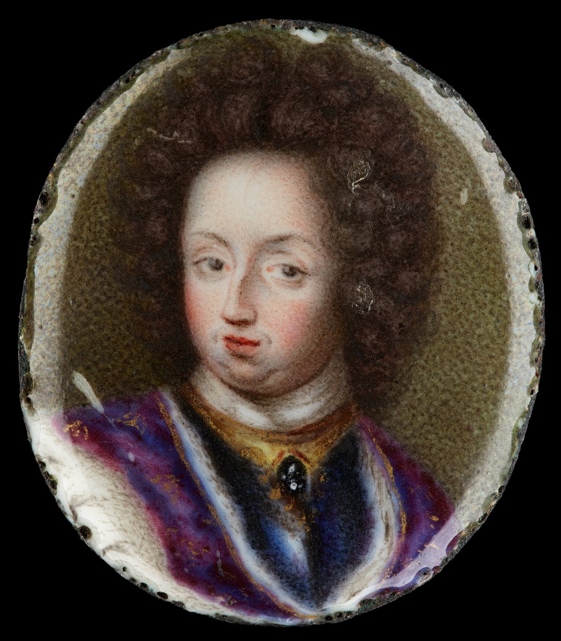 Miniatura de Carlos XI, Rey de Suecia de Erik Utterhielm