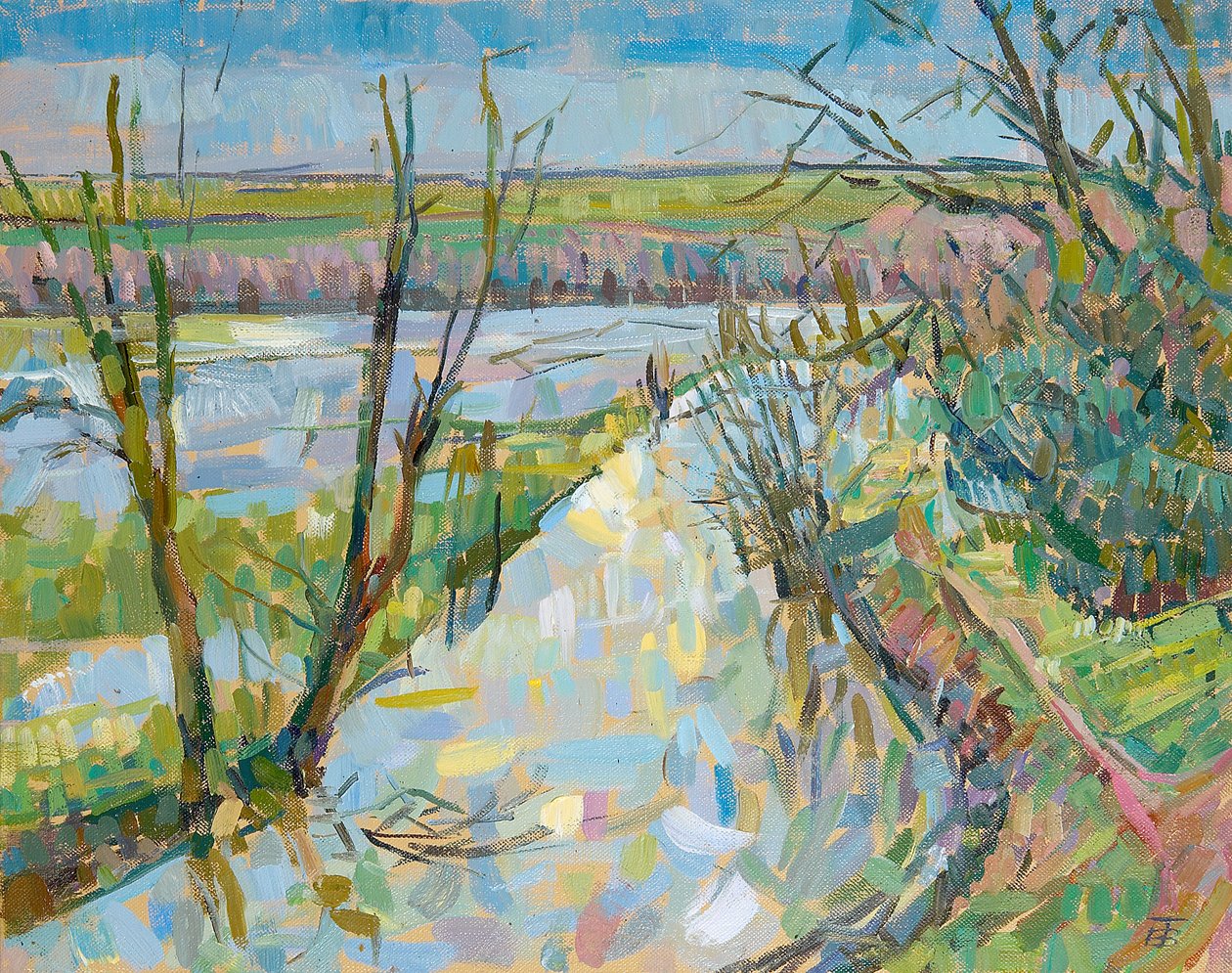 El Cherwell desde Rousham I de Erin Townsend
