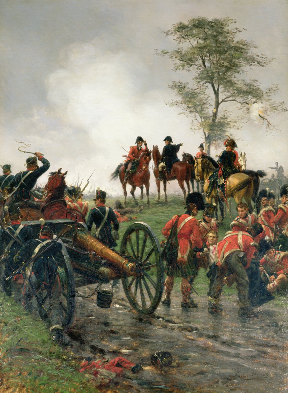 Wellington en Waterloo, 1886 de Ernest Crofts