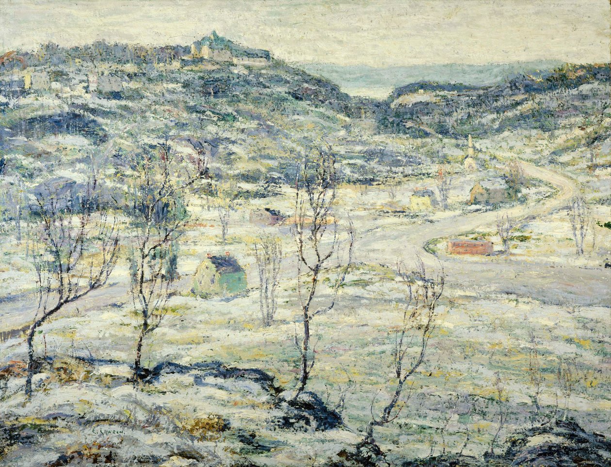 Valle de Harlem, Invierno de Ernest Lawson