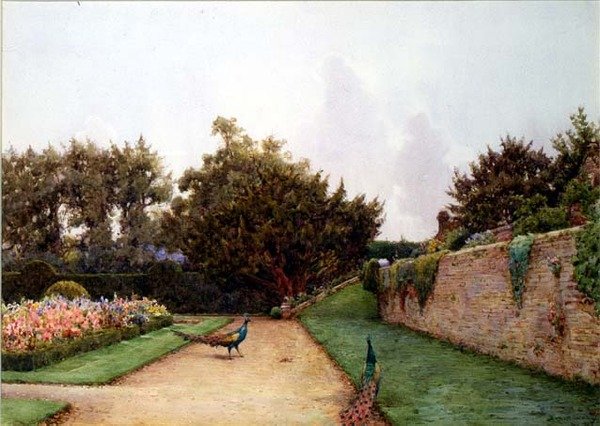 Debajo de la terraza, Penshurst, Kent de Ernest Arthur Rowe