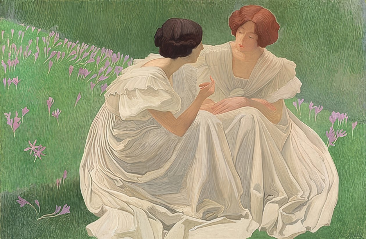 Los dos blancos (Les Deux Blanches) de Ernest Bieler