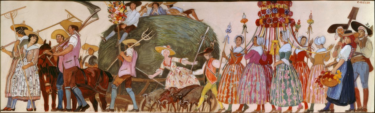 Procesión, El carro de heno de Ernest Bieler
