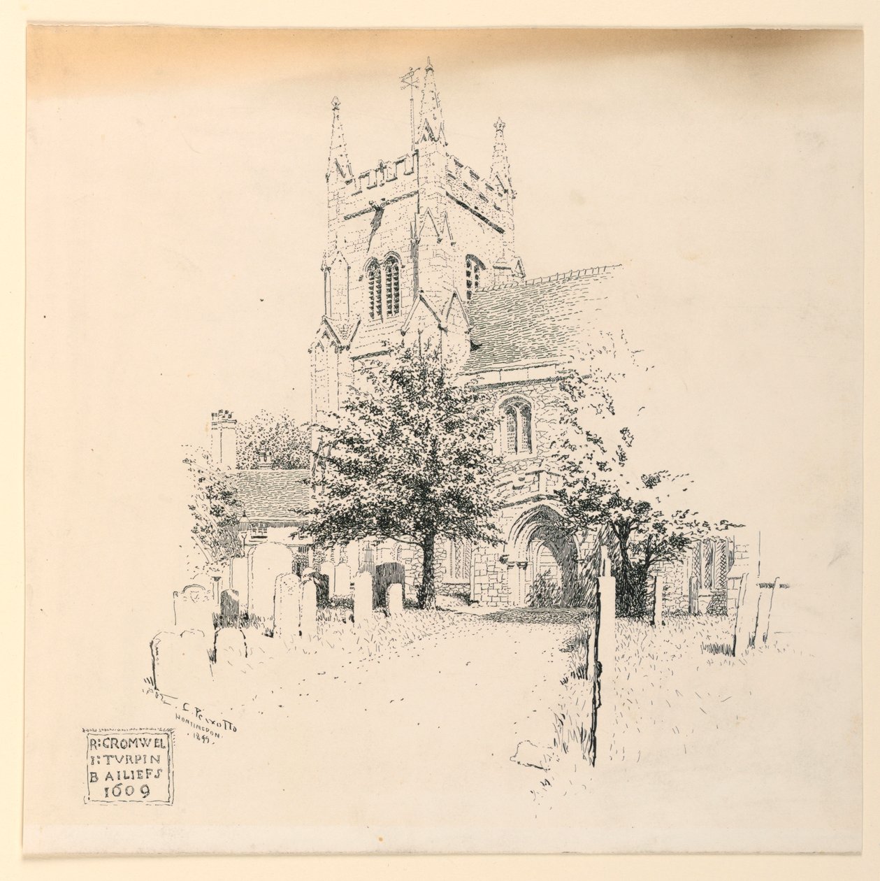 Iglesia de Santa María, Huntingdon de Ernest Clifford Peixotto