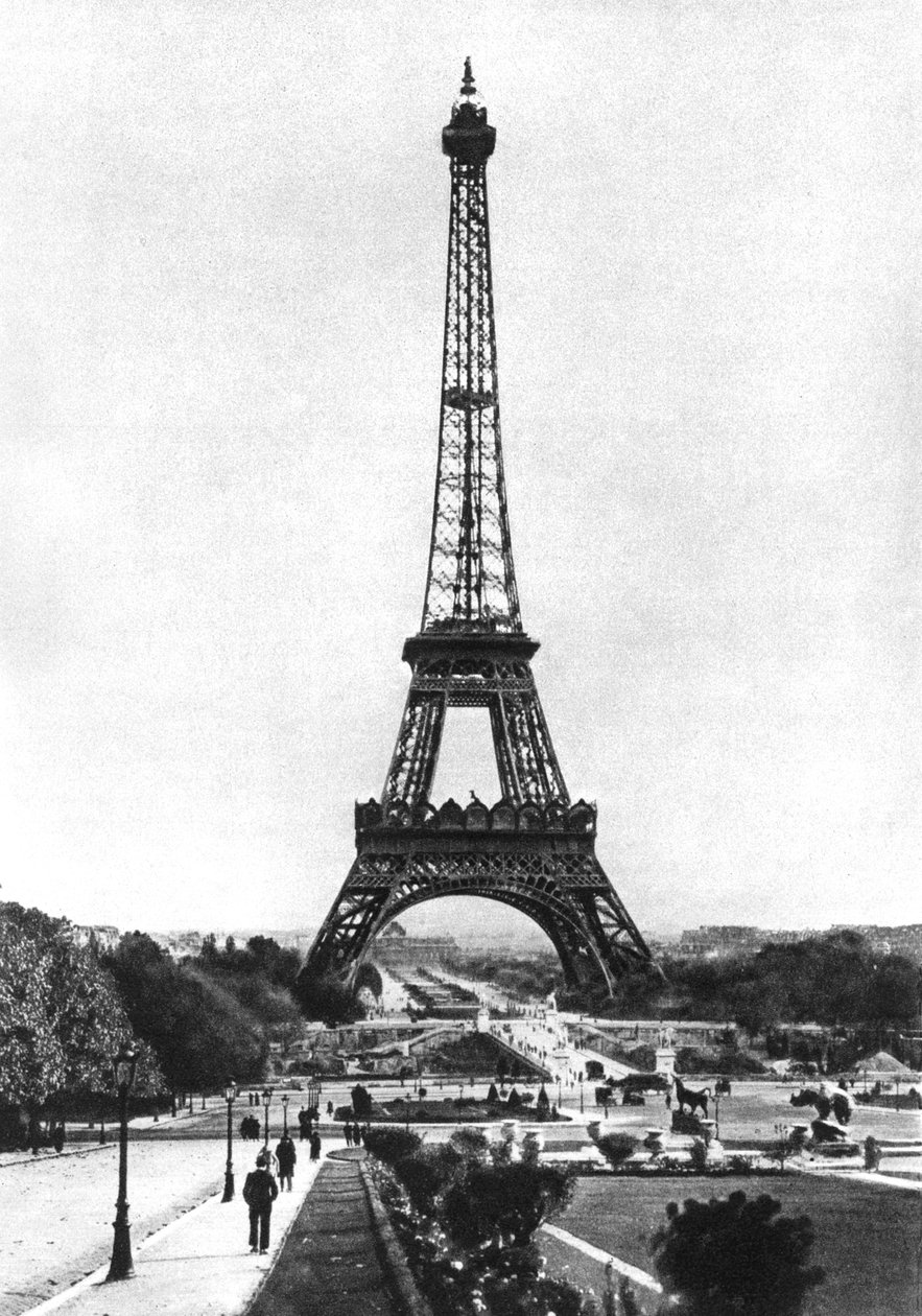 La Torre Eiffel desde Trocadero, París, 1931 de Ernest Flammarion