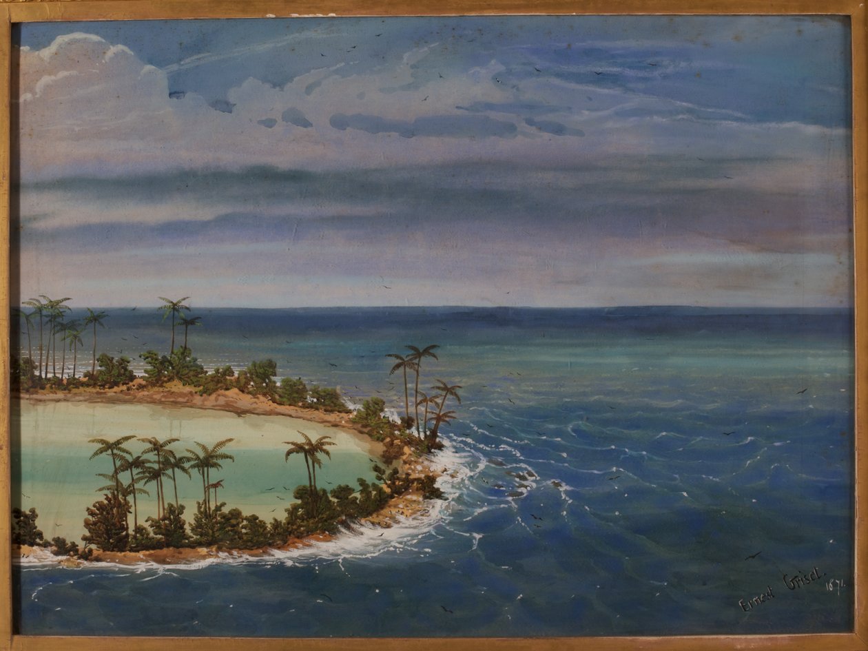 Tríptico de un atolón, 1871 de Ernest Henry Griset