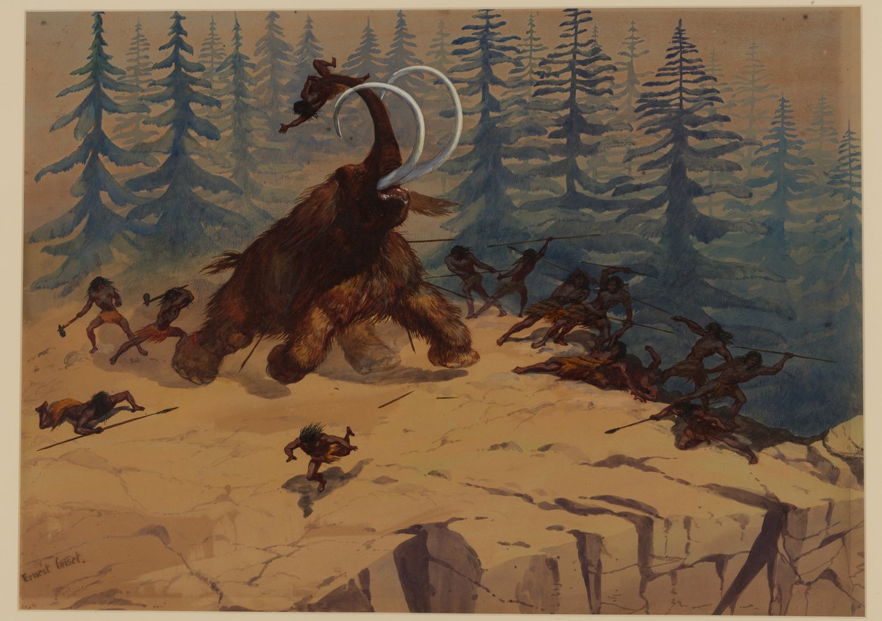 Mamut lanudo, 1871 de Ernest Henry Griset