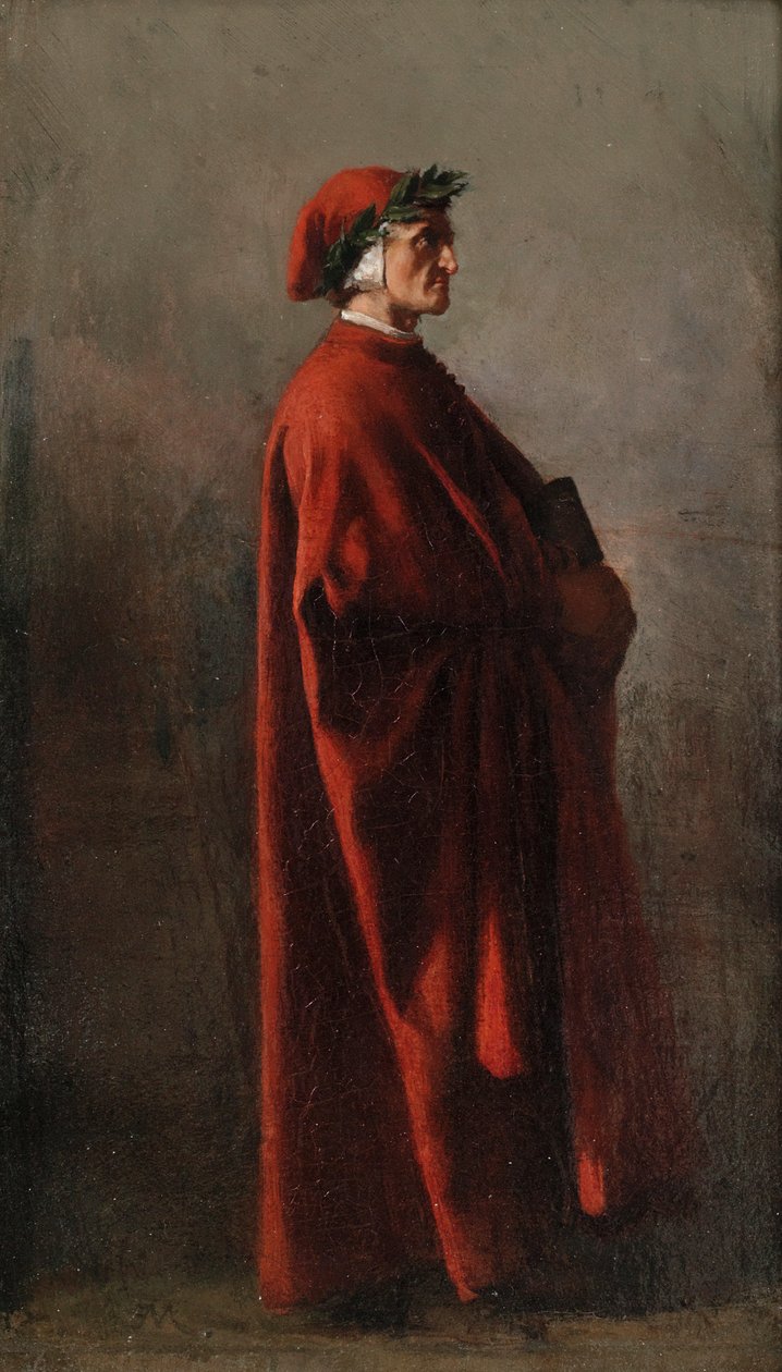 Dante Alighieri 1265-1321 de Jean Louis Ernest Meissonier