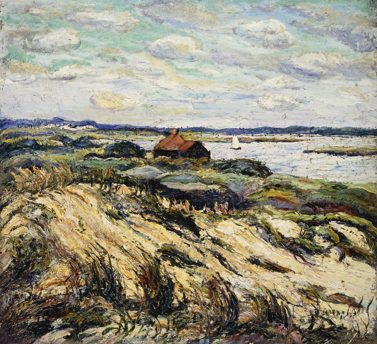 Cabaña en la bahía de Ernest Lawson