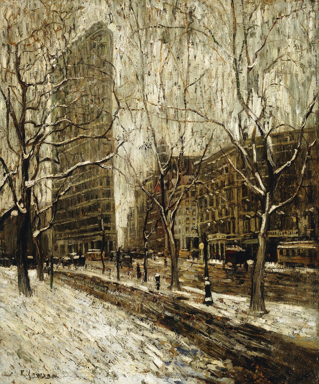 El edificio Flatiron, Nueva York de Ernest Lawson