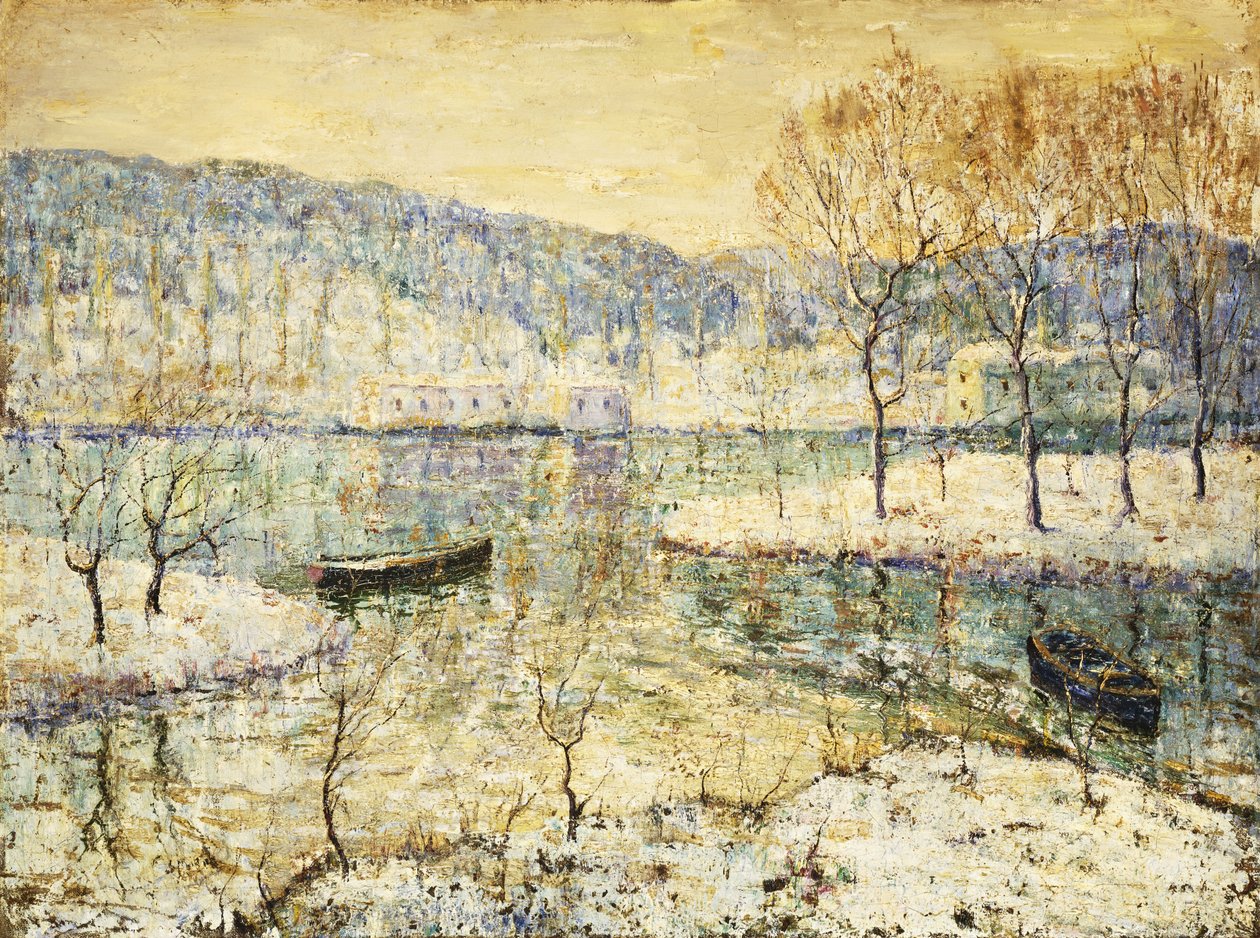 Corriente de invierno de Ernest Lawson
