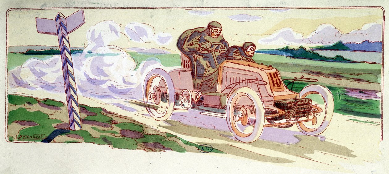 Carrera París Berlín de Ernest Montaut