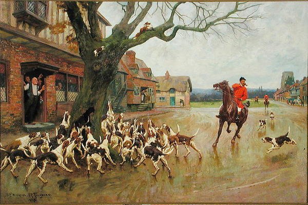 Un zorro en apuros de Ernest Pile Bucknall