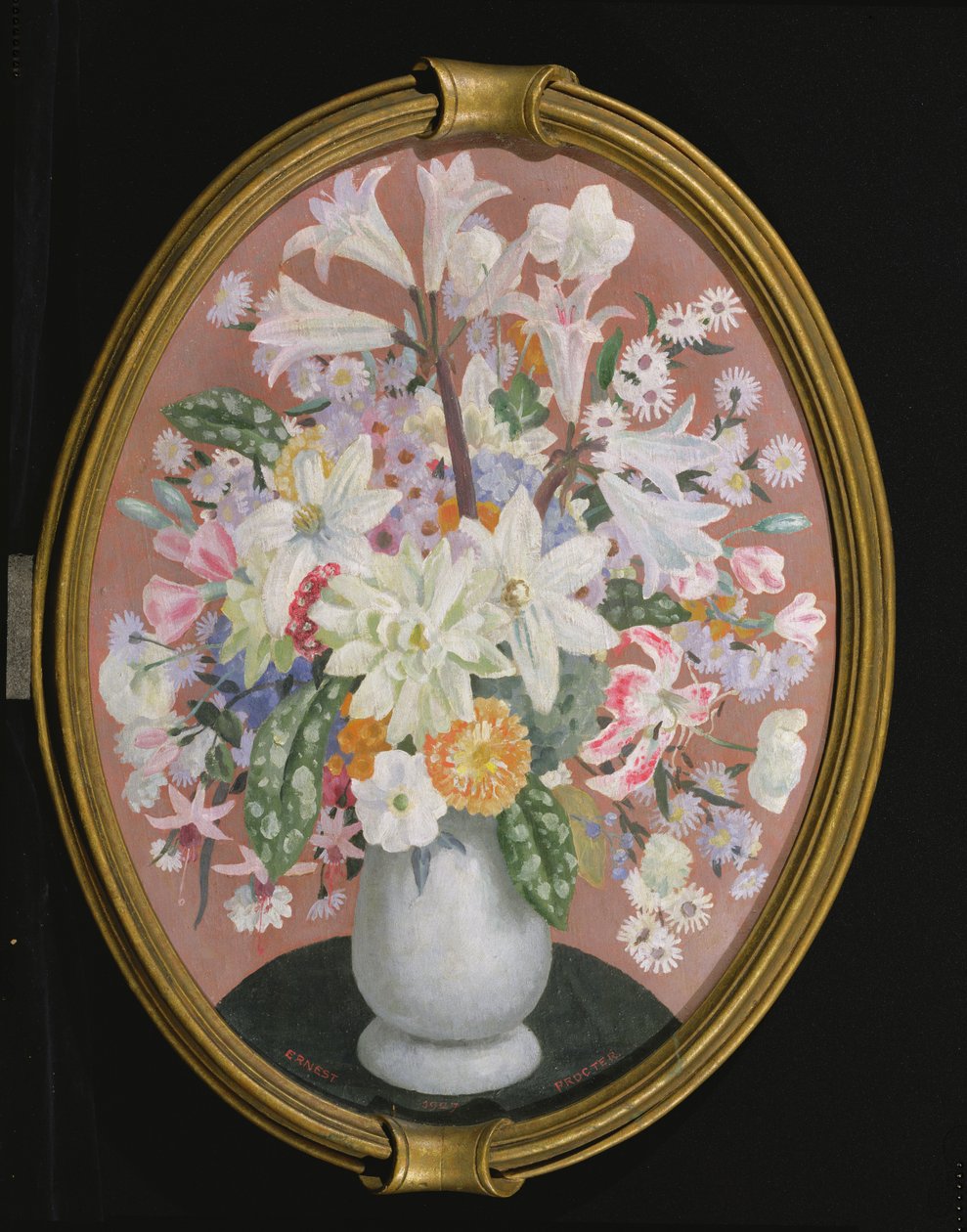 Flores en un jarrón, 1927 de Ernest Procter