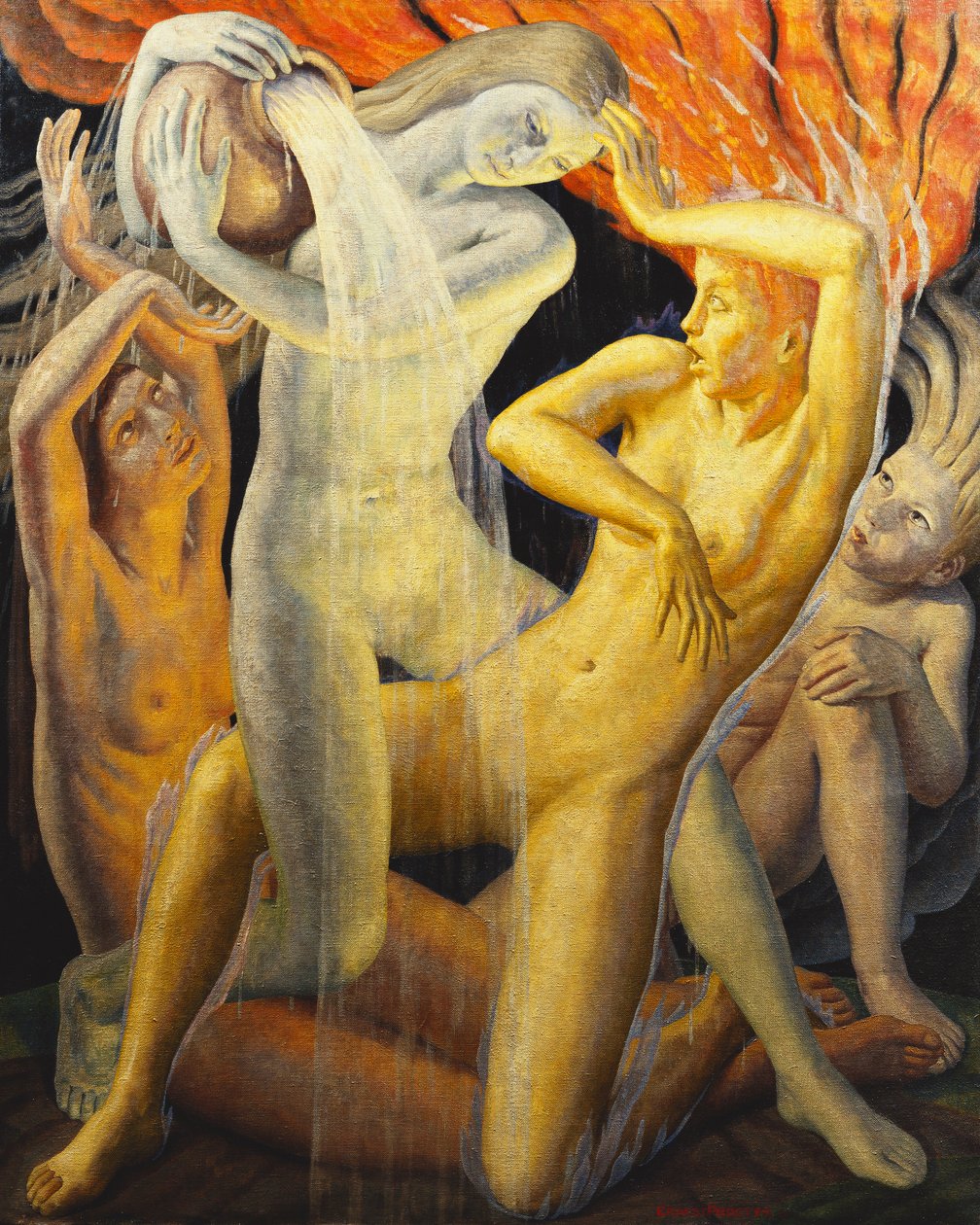 Los cuatro elementos, 1928 de Ernest Procter