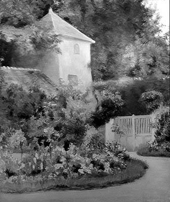 La torre y el jardín en Queue-en-Brie de Ernest Rouart