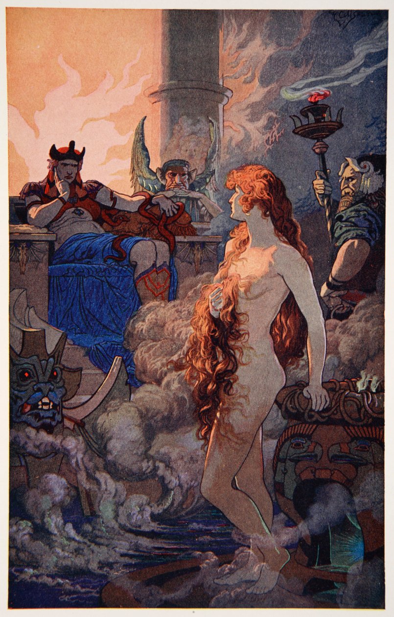 Ishtar en el Hades, 1915 de Ernest Wellcousins