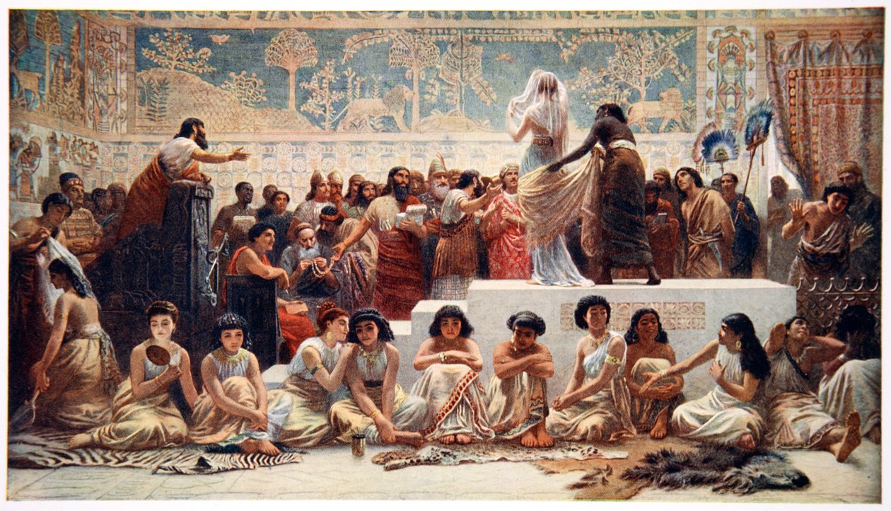 El mercado matrimonial babilónico de Ernest Wellcousins