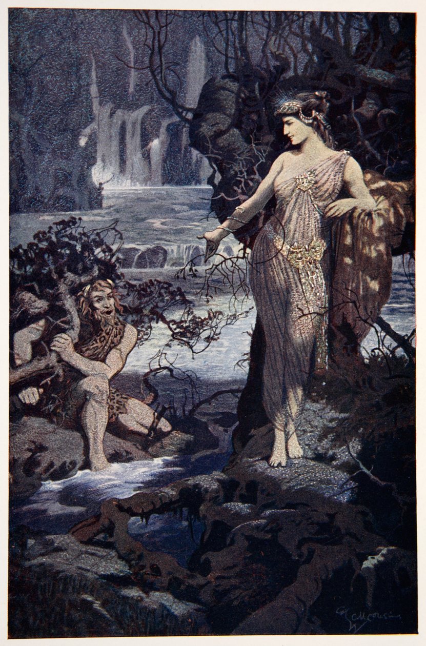 La Tentación de Ea-Bani, 1915 de Ernest Wellcousins