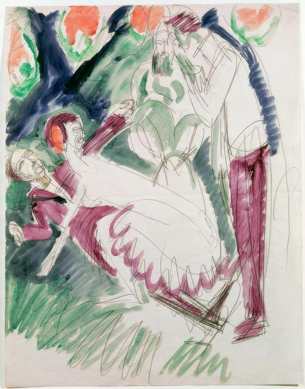 Pantomima Reimann II de Ernst Ludwig Kirchner