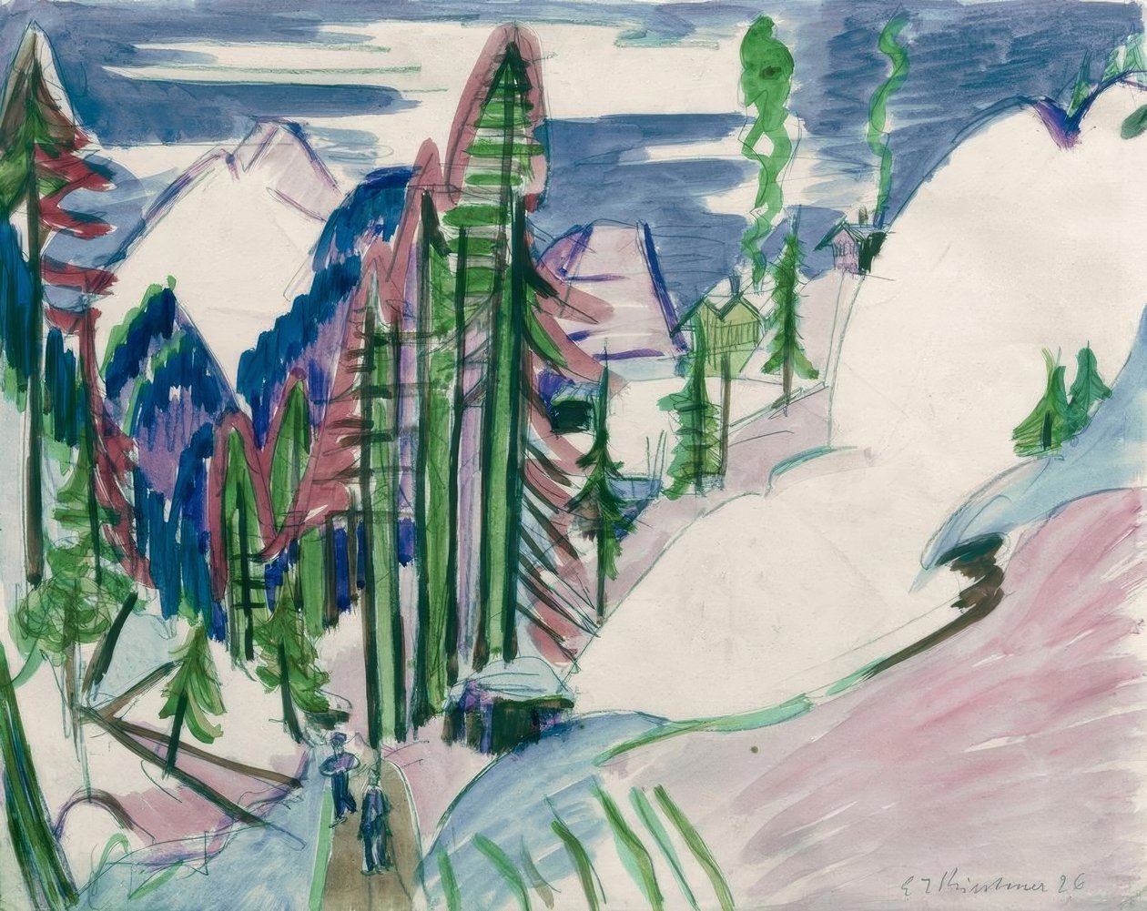 Camino Sertig de Ernst Ludwig Kirchner