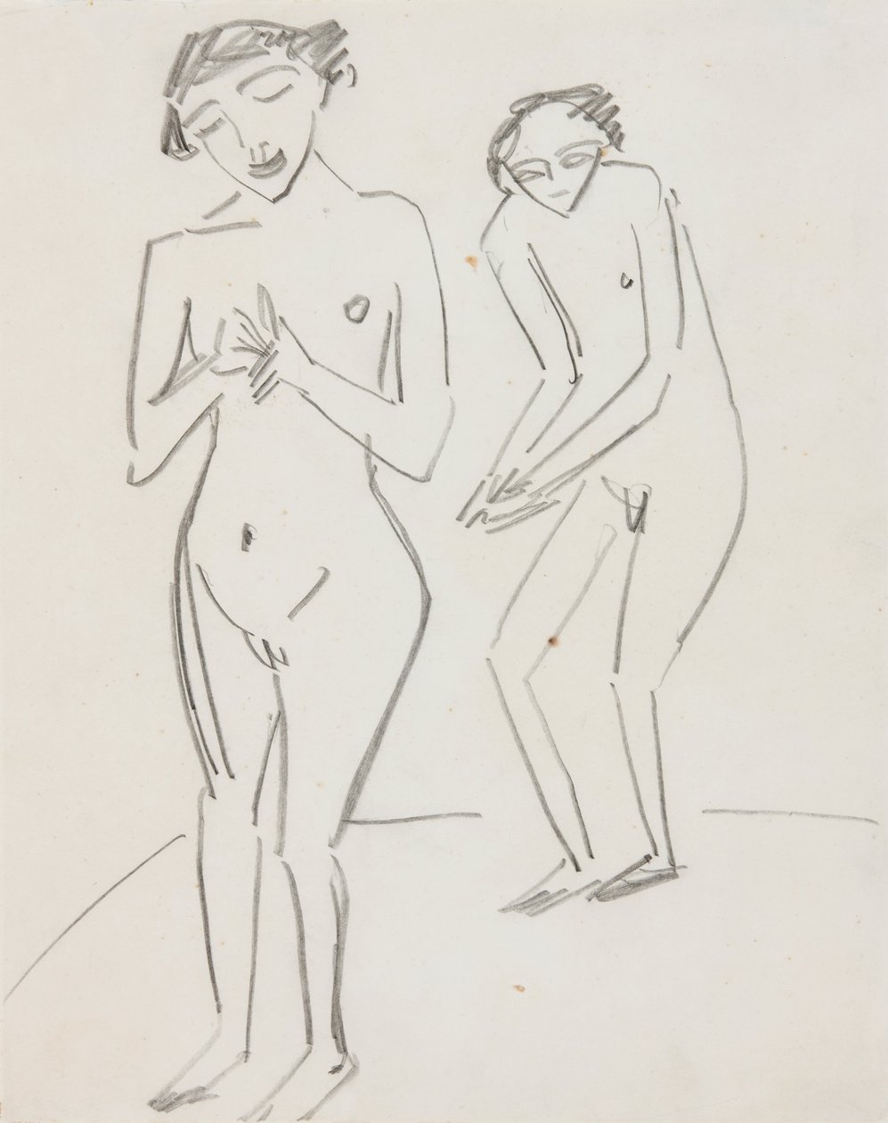 Hombre y mujer de Ernst Ludwig Kirchner