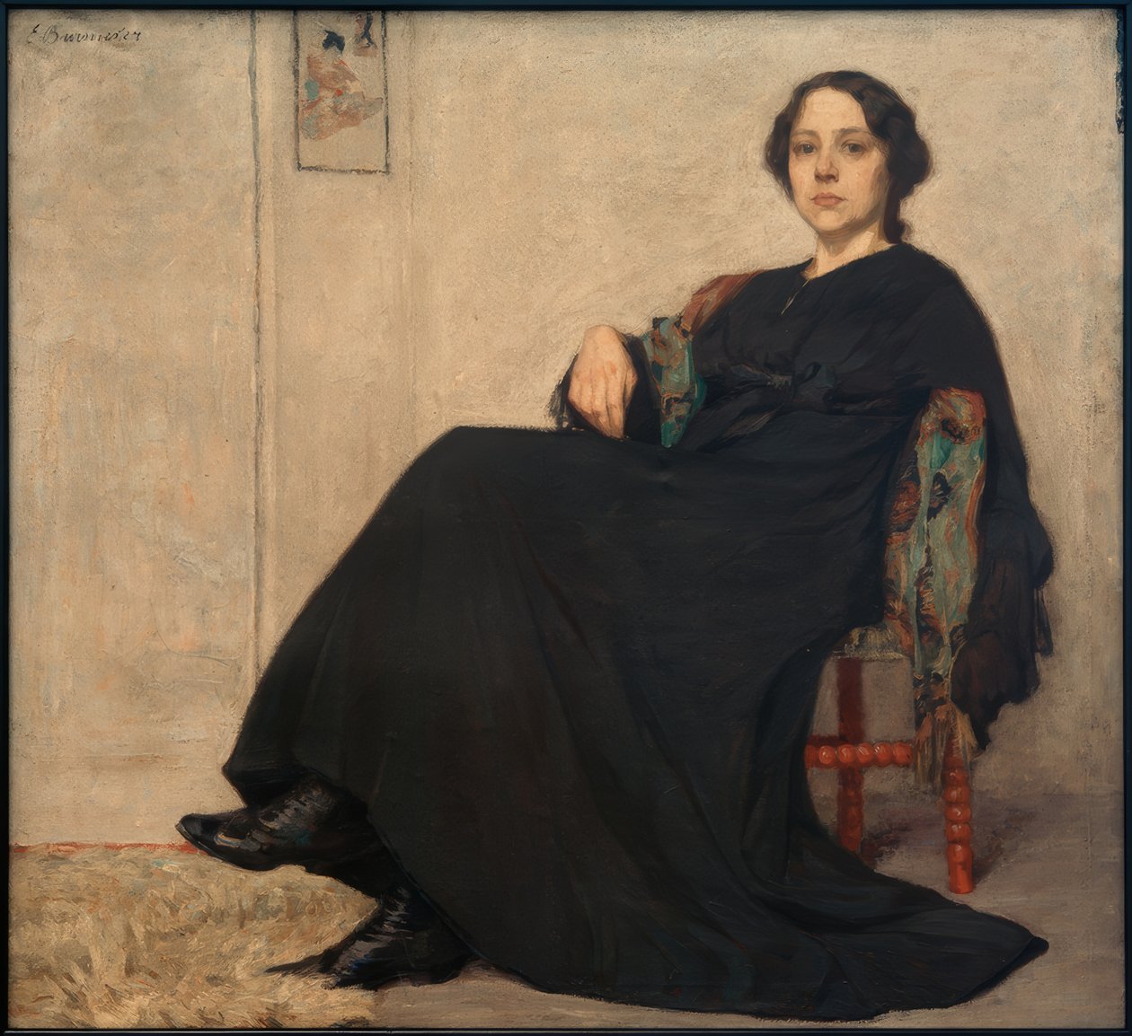 Mujer sentada de Ernst Burmester